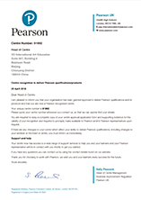 Pearson集團授權(quán)BTEC課程