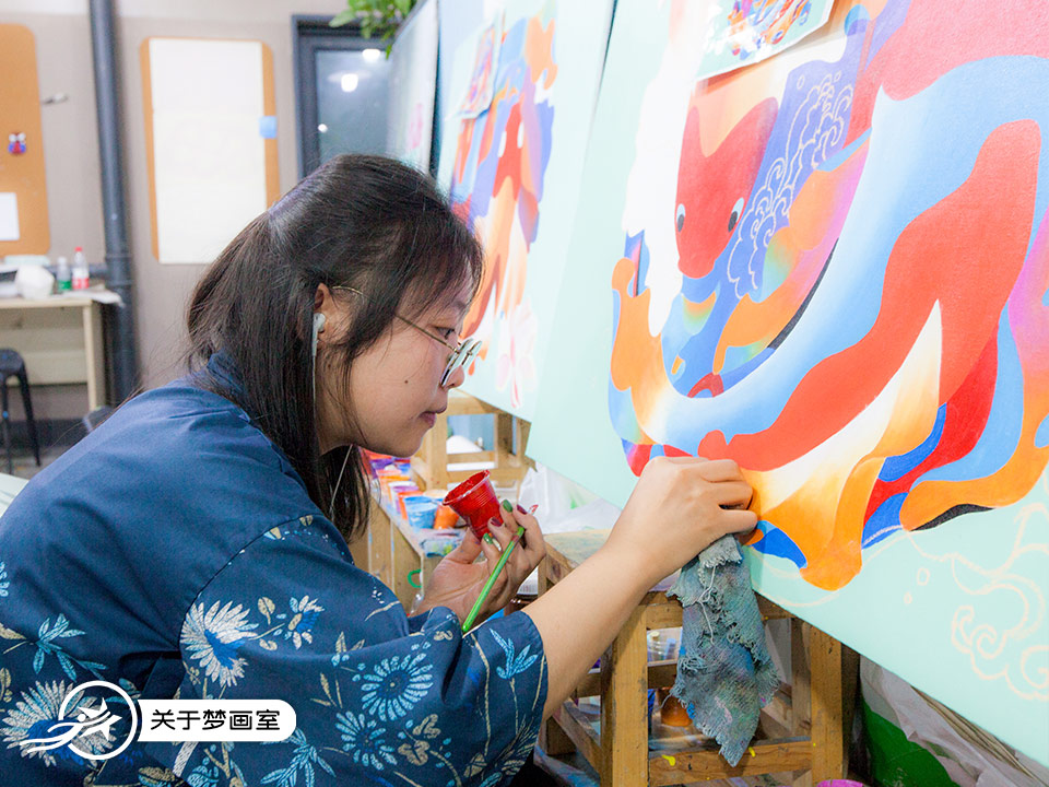 彩繪學(xué)習(xí)過(guò)程九