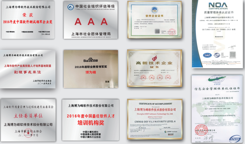 榮譽(yù)資質(zhì)