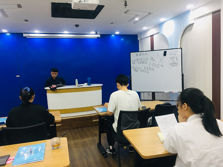 播音課教學(xué)現(xiàn)場