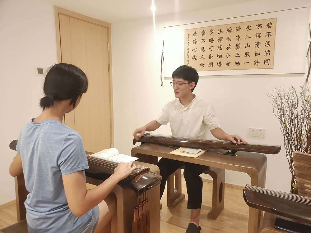 古琴課教學情景