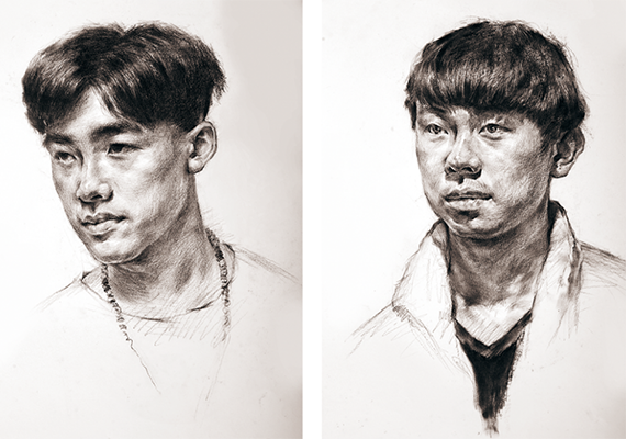 學(xué)生素描作品